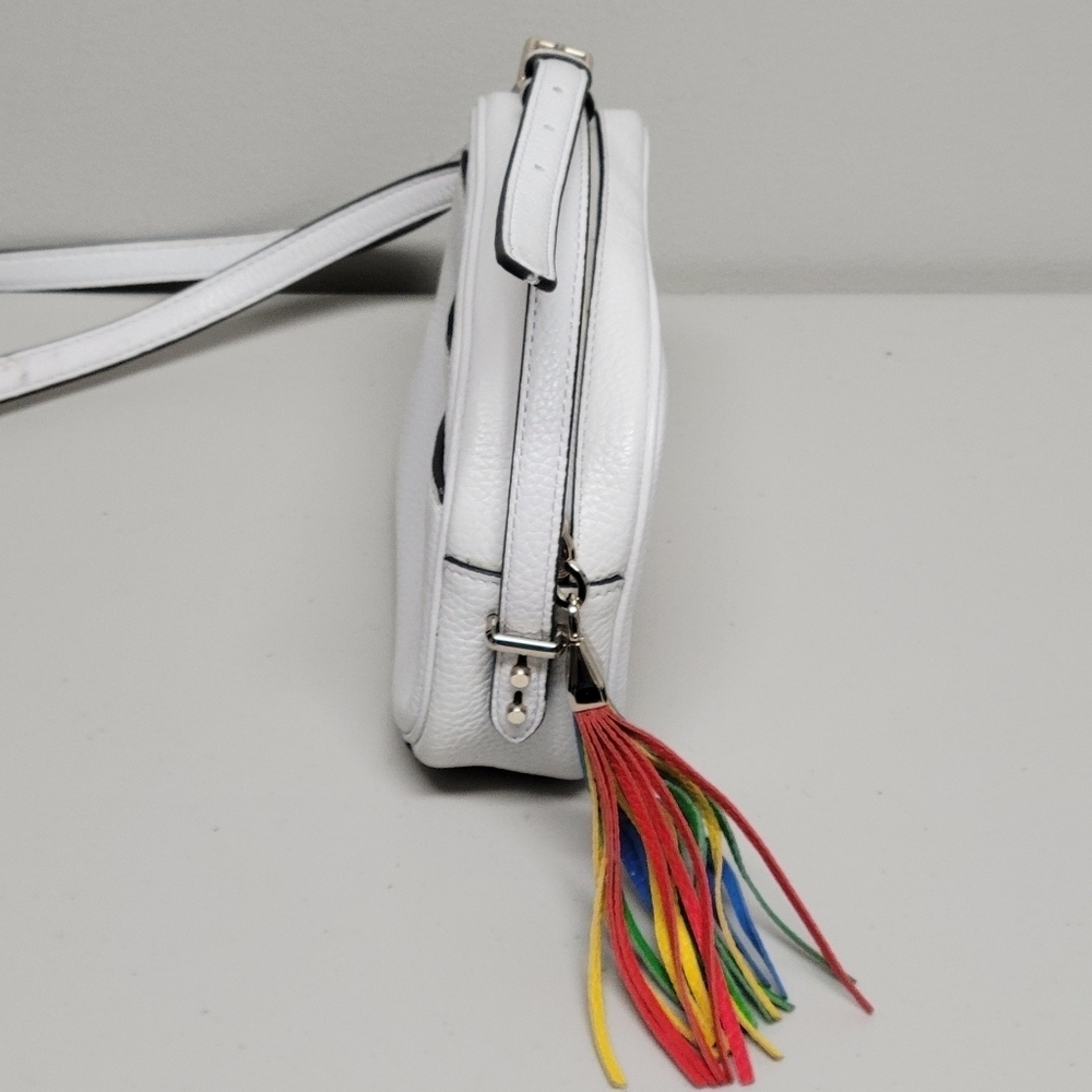 Kate Spade Kourney Rainbow Logo Camera Bag. - Picture 5 of 16